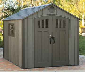 Lifetime-Kunststoff-Gerätehaus Garten, ca. 305 x 244 cm