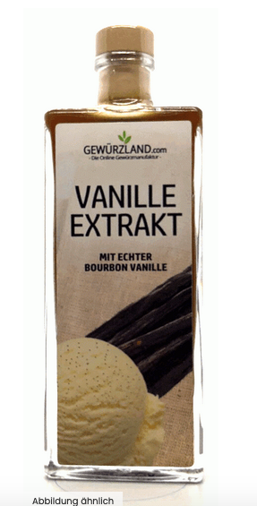Vanille Extrakt - Mit echter Bourbon-Vanille Flasche - Shop Landhaus Look