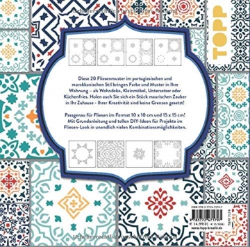 Azulejos. Schablonenmappe: Fliesenmuster im portugiesischen Stil. Mit 8 Schablonen und 20 Mustern zum Kombinieren - 2