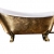 Bernstein Badshop Freistehende Badewanne PARIS PREMIUM Gold Nostalgie-Wanne vergoldet- 175 x 74 cm - 1
