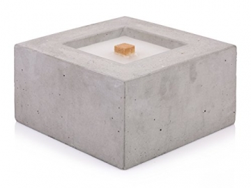 Beske-Betonfeuer mit 'Dauerdocht' | Größe 24x24x13 | Wiederbefüllbare