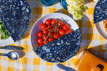 Bienenwachstücher für Lebensmittel I Beeswax Wrap I Bienenwachstuch I Wachstuch I Wiederverwendbare Wachstücher I Wachspapier Zero Waste I Frischhaltefolie wiederverwendbar I Plastikfreie Produkte - 4