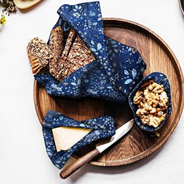 Bienenwachstücher für Lebensmittel I Beeswax Wrap I Bienenwachstuch I Wachstuch I Wiederverwendbare Wachstücher I Wachspapier Zero Waste I Frischhaltefolie wiederverwendbar I Plastikfreie Produkte - 7