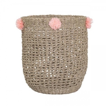 Bloomingville - Dora Korb - natur/Ø40xH39 cm