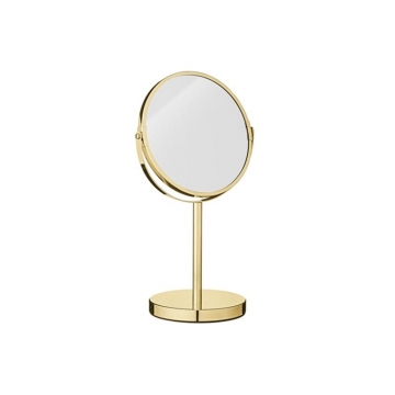 Bloomingville - Glamour Standkosmetikspiegel Ø20cm - gold/Ø 20cm x H 35cm