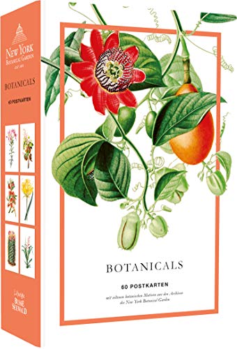 Botanicals. 60 Postkarten mit seltenen Motiven aus den Archiven des New York Botanical Garden: Hochwertige Kartonschachtel mit Deckel, 60 Postkarten, ... mit Motivdruck, Rückseite mit Adresslinien - 1