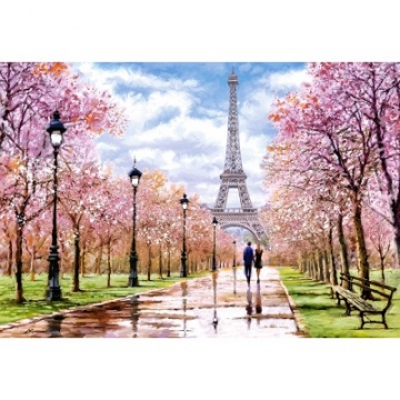 Castorland Romantic Walk in Paris 1000 Teile Puzzle Castorland-104369