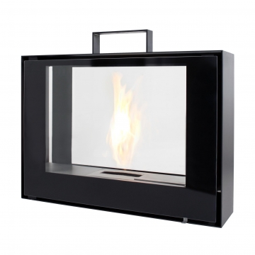 Conmoto - Travelmate Feuerstelle Tragbar - schwarz / 70x50x20cm/lackiert/inkl. Brennmittel