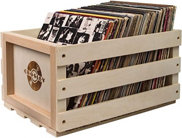 Crosley Plattenkiste für ca. 75 Schallplatten, Natural - 1