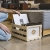 Crosley Plattenkiste für ca. 75 Schallplatten, Natural - 7