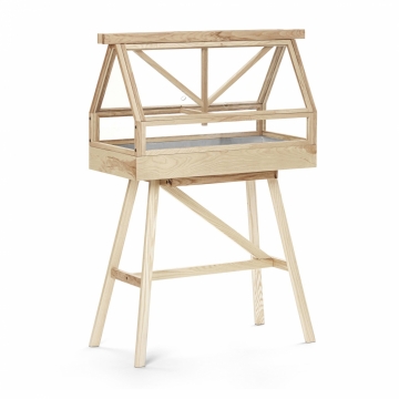 Design House Stockholm - Greenhouse Gewächshaus - Esche/lackiert/BxHxT 95x135x40cm/Nur für den Innenbereich geeignet!