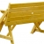dobar Praktische Garten Sitzbank 2 in 1 Kombination aus Tisch und Bank FSC-Holz, Sitzgarnitur, Hellbraun, 138 x 144 x 77 cm - 4