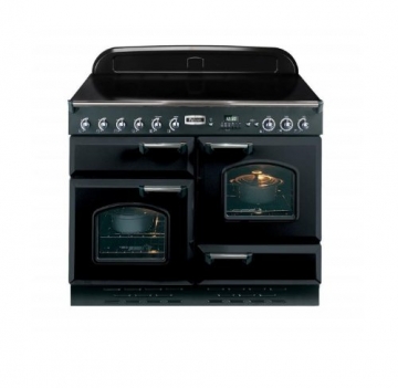 Falcon RANGECOOKER CLASSIC 90 tiefrot /chrom - Induktion Grill / 2 Heißluft-Backöfen - 1