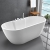 Freistehende Badewanne JAZZ PLUS Acryl weiß - 170 x 80 cm, Vormontage:Mit Vormontage (5 Werktage), Wannenarmatur:Mit Wannenarmatur 6080 - 3
