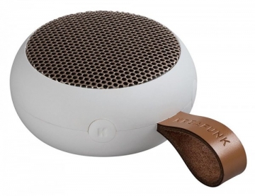 KREAFUNK aGo Weiß / Rosègold Bluetooth Lautsprecher klein tragbar USB