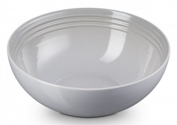 Le Creuset Salatschüssel Steinzeug Perlgrau 24cm