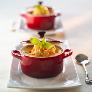 Le Creuset Steinzeug Mini-Cocotte, 200 ml, cassis - 2