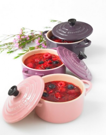 Le Creuset Steinzeug Mini-Cocotte, 200 ml, cassis - 5