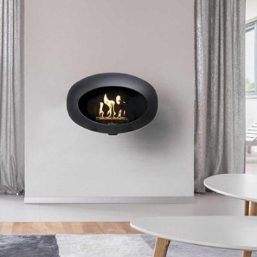 Le Feu Wall Wandkamin Biokamin Nützliches Le Feu Farbe: schwarz