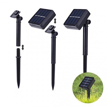 LED Solar Lichterkette Kristall Kugeln 4.5 Meter 30er Warmweiß, Mr.Twinklelight Außerlichterkette Deko für Garten, Bäume, Terrasse, Weihnachten, Hochzeiten, Partys, Innen und außen - 5