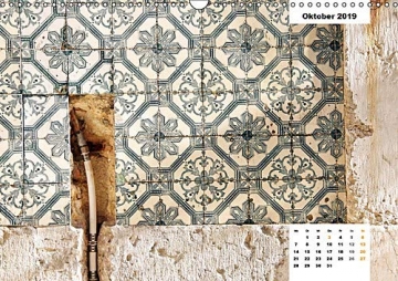 Lissabons Azulejos (Wandkalender 2019 DIN A3 quer): Die traditionellen Fliesen Portugals (Monatskalender, 14 Seiten ) (CALVENDO Orte) - 11