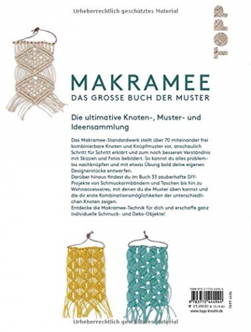 Makramee - Das große Buch der Muster: Über 70 verschiedene Knoten und Muster - mit 33 DIY-Projekten - 3