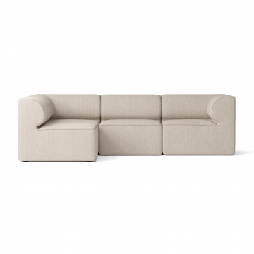 Menu - Eave 86 Modular 4-Sitzer Ecksofa links - natur/Stoff Kvadrat Savanna 0202/BxHxT 263x70.5x161cm
