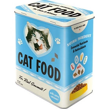 Nostalgic-Art 30143 Animal Club - Cat Food - Love Mix, Vorratsdose L - 1