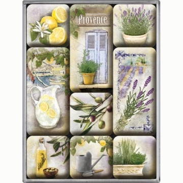 Nostalgic-Art 83068 Home & Country - Mediterranean, Magnet-Set (9teilig) - 1