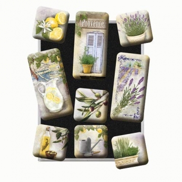 Nostalgic-Art 83068 Home & Country - Mediterranean, Magnet-Set (9teilig) - 2