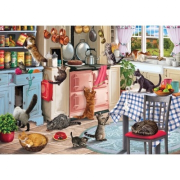 Otter House Puzzle Cats In The Kitchen 1000 Teile Puzzle Otter-House-Puzzle-74750