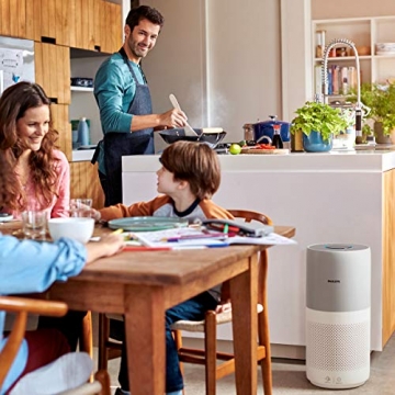 Philips Luftreiniger AC2939/10 entfernt bis zu 99,9% der Viren und Aerosole* aus der Luft , Serie 2000i, Raumgröße: 85 m², PM 2,5 - 6