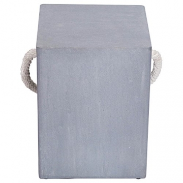 ren-wil Hocker, Zement/natur Seil, S - 2