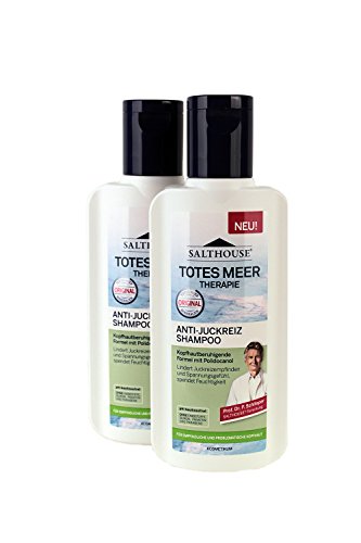 Salthouse Totes Meer Therapie Anti-Juckreiz Shampoo 250ml, Menge:2er Pack - 1