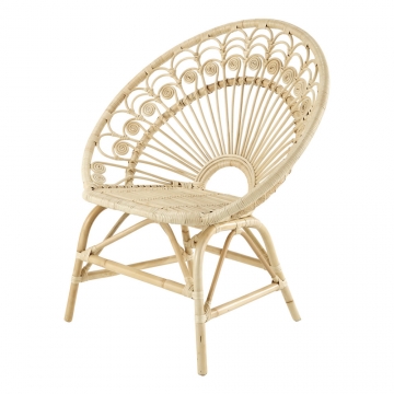 Sessel im Vintage-Stil aus Rattan