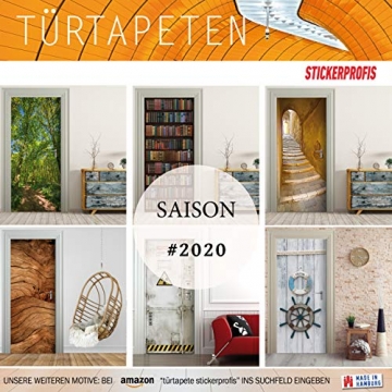 StickerProfis Türtapete selbstklebend TürPoster - BÜCHERREGAL - Fototapete Türfolie Poster Tapete - 7