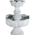 STILISTA® Gartenbrunnen Modell Athene Steinoptik 50 x 48 x 85 cm Springbrunnen inkl. Pumpe - 6