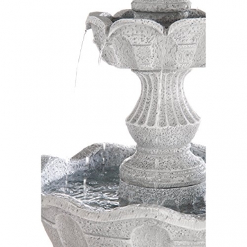 STILISTA® Gartenbrunnen Modell Athene Steinoptik 50 x 48 x 85 cm Springbrunnen inkl. Pumpe - 7