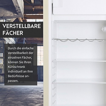 Vintage Industries ~ Retro-Kühlschrank Havanna in creme beige | 50er Jahre Look | Größe 152,5 cm | Kühl-Gefrier-Kombination 302l | Getränke-Kühlschrank mit Gefrierfach/Gefrierschrank 21l - 6