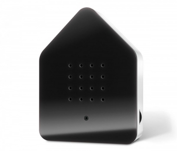 Zwitscherbox Classic Schwarz Vogelgezwitscher mit Bewegungsmelder Vogelstimmen